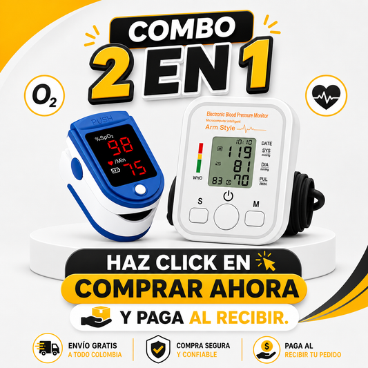 COMBO 2 EN 1 ! Tensiometro + Oximetro digital ❤️🩺
